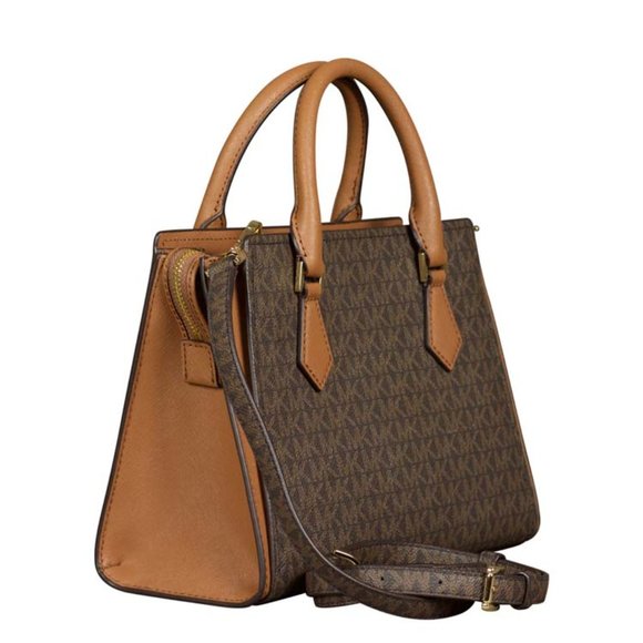 Michael Kors Medium Hope Messenger in Brown - Picture 2 of 2